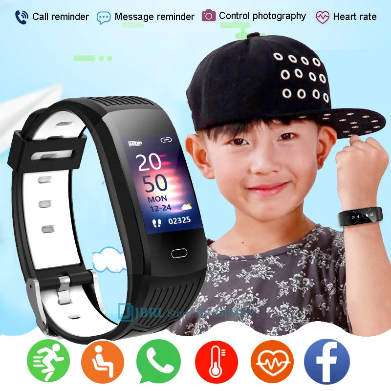 

2021 Kids Children Smart Watch Girls Boys Smartwatch Heart Rate Sleep Sports Smart Clock Fitness Tracker Smart-watch For 10-18