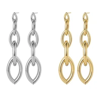 gold retro chain earrings for women exaggerated large dangle earrings temperament drop earings fashion jewelry gifts