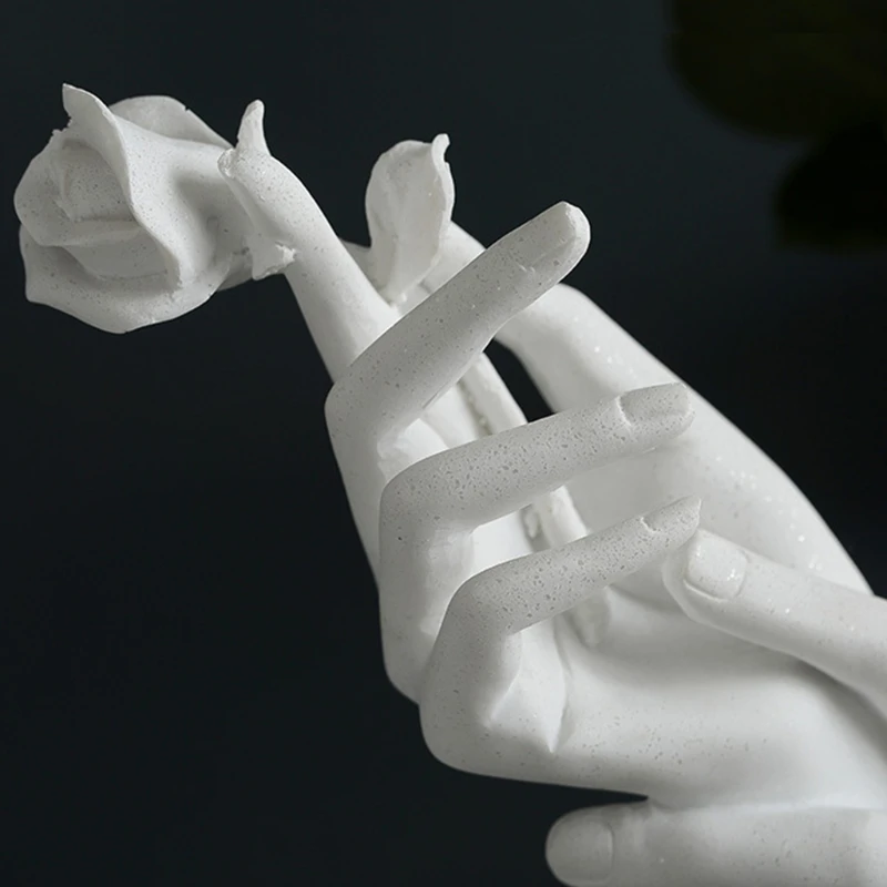 

Fashion Resin Ring Hand Mold Jewelry Display Manequin Ring Holder Jewelry Display Stand Rack Bracelet Necklace Showing Rack Prop