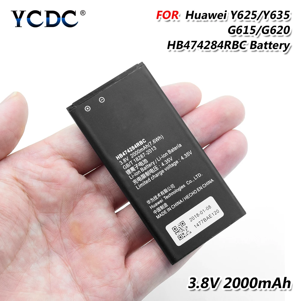 HB474284RBC батарея для Huawei Y550 Y560 Y625 Y635 Y5 G521 G620 Honor 3C Lite L01 L02 L03 Y5|Аккумуляторы мобильных