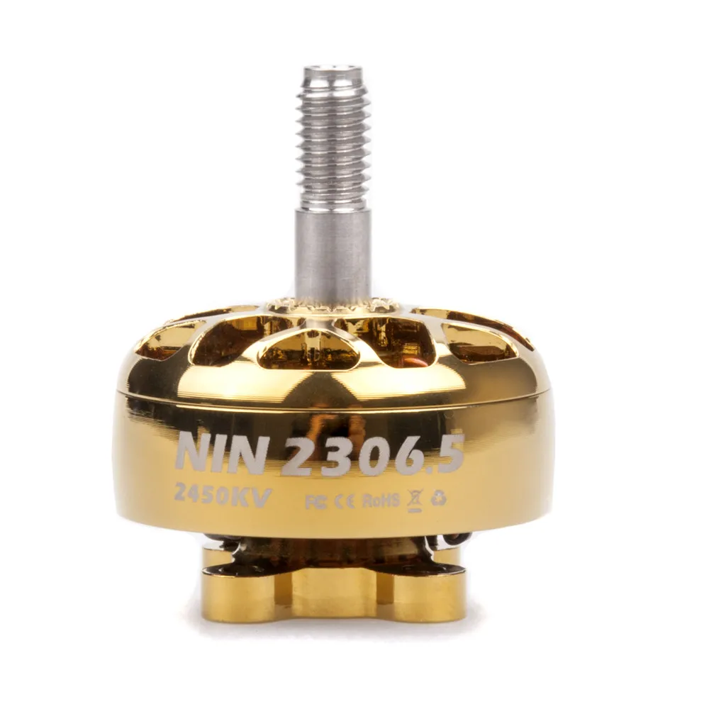 FLYWOO NIN PLUS N2306.5/N2806.8 2306,5/2806,8 1350KV 1750KV 2450KV 2750KV 2-6S бесщеточный мотор для радиоуправляемого дрона FPV Racing