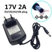 17v 2a ac power adapter supply 17 volt 2000ma dc adaptor converter eu us uk au plug 5 5x 2 1mm 2 5mm transformer adaptador