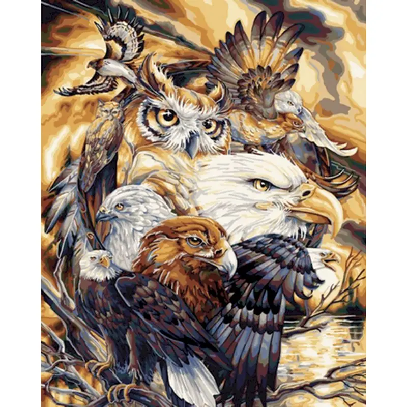 Картина по номерам для рисования взрослых с рамкой | Дом и сад