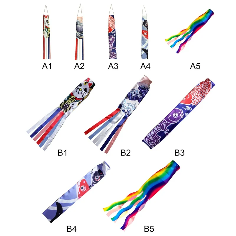 Красочные носки с изображением карпа в японском стиле баннер красочный японский