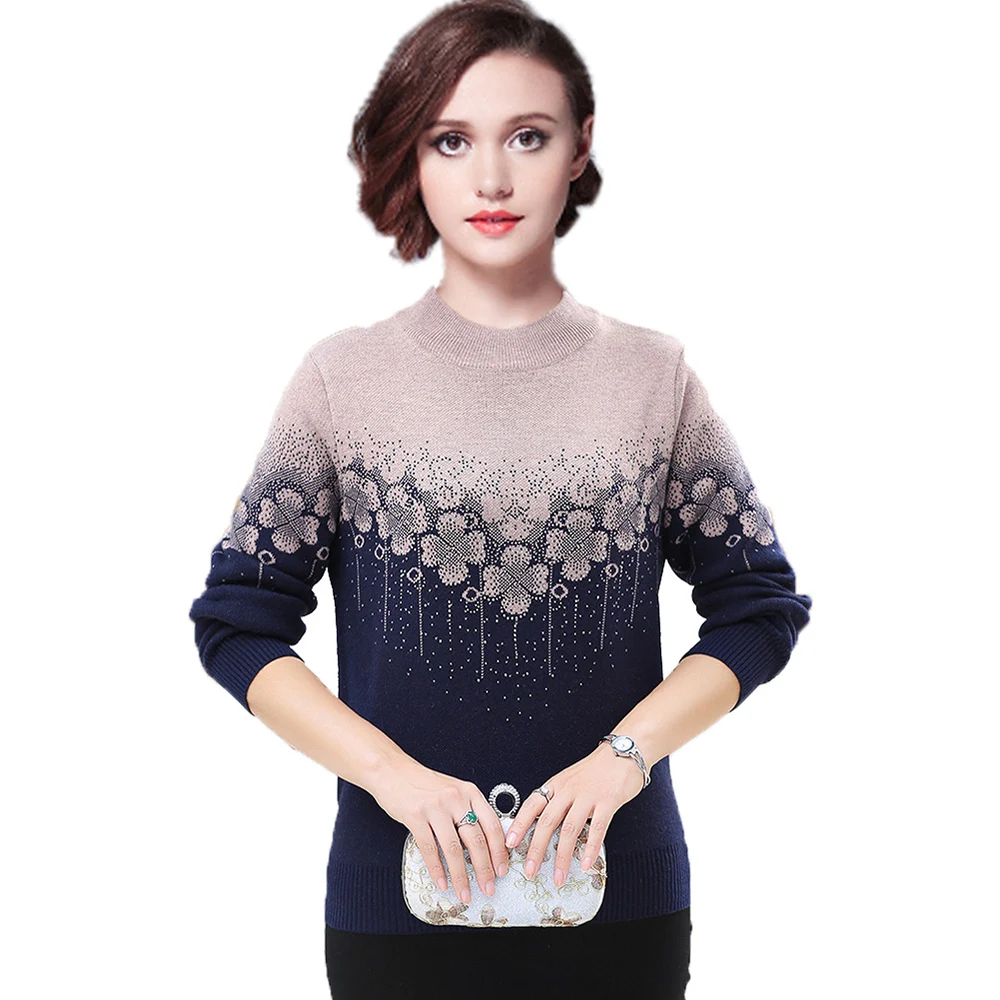 Женский свитер пуловеры осенне-зимние женские кашемировые трикотажные топы с