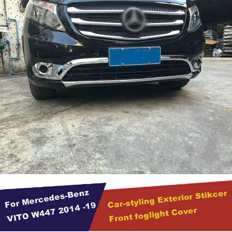 UBLUEE аксессуары для Mercedes Benz Vito W447 2017 2019 автомобильный передний противотуманный