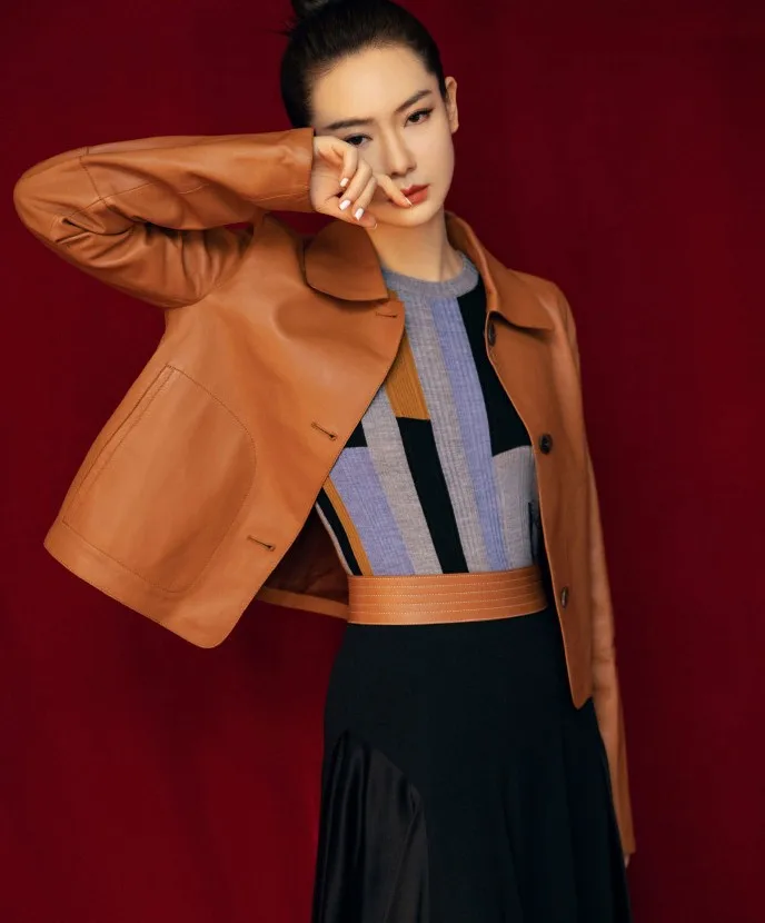 2021 genuine leather women short natural sheepskin coats jacket loose fashionable casual streetwear high quality chaqueta cuero