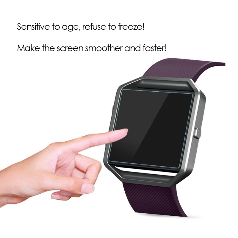 [Комплект из 2] закаленная пленка для экрана часов Fitbit Blaze защита закаленного