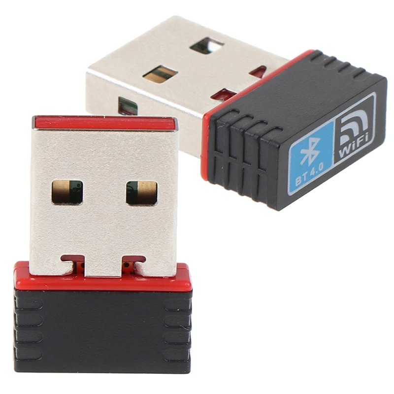 

1pc BT4.0 150m mini usb wifi bluetooth dual function wireless network card Computer Related Connectors