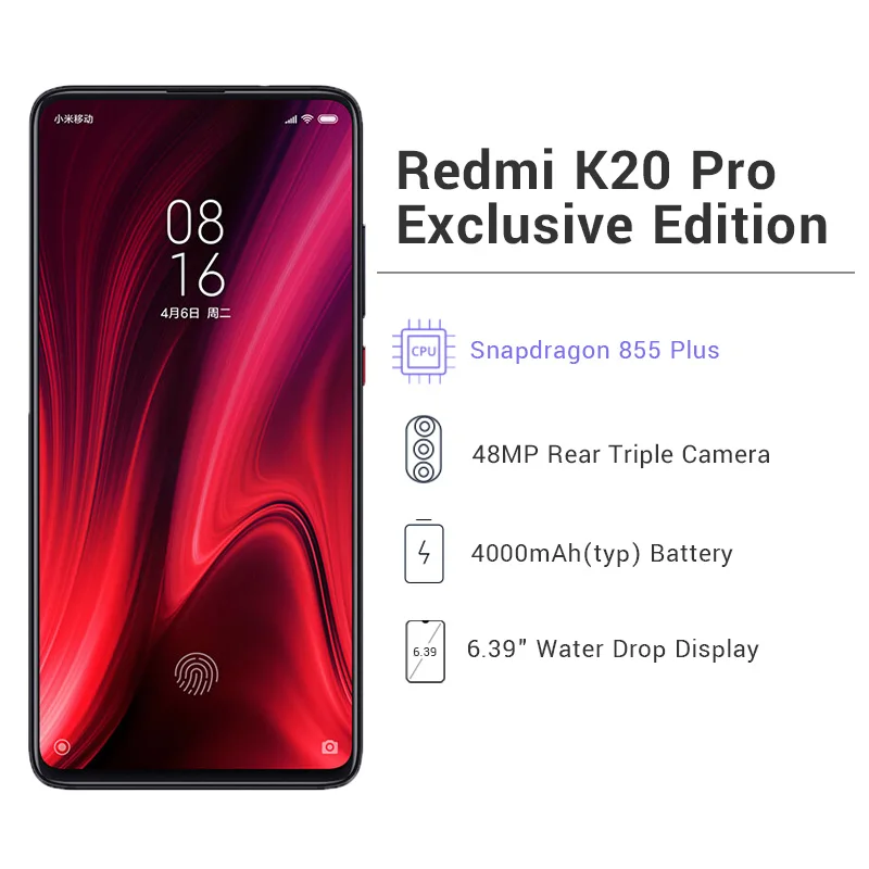 Смартфон Xiaomi Redmi K20 Pro 12+512Гб батарея 4000 мАч камера 48 Мп экран 6 39'' | Мобильные
