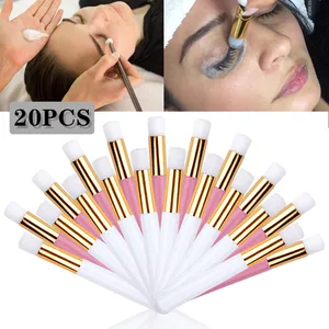 Профессиональная Очищающая щетка для ресниц 1020 шт., щетка для мытья носа и бровей, инструменты для наращивания ресниц, кисточка для шампуня