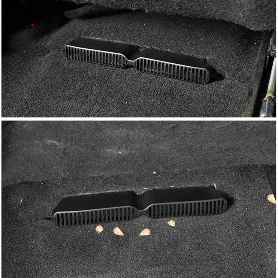 

Yimaautotrims Seat Under Floor AC Air Duct Vent Anti-blocking Cover Trim Fit For Land Rover Discovery Sport 2015 - 2020 Interior