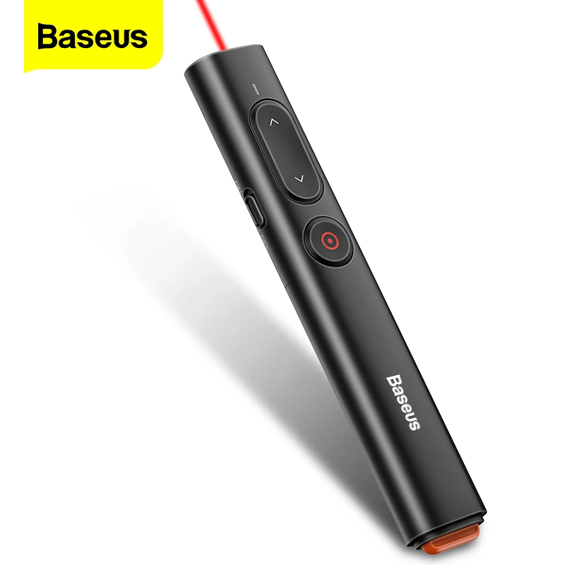 Беспроводной пульт дистанционного управления Baseus USB A и C адаптер лазерная указка