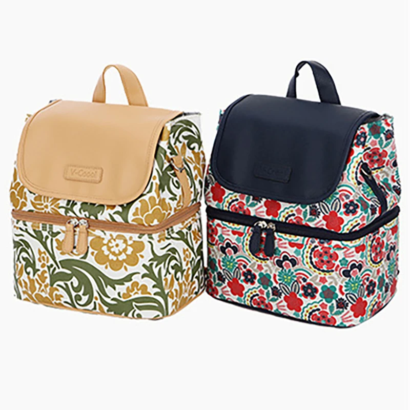 Большие сумки для беременных с принтом изоляционная сумка подгузников рюкзак