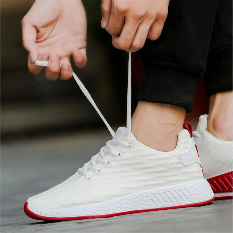 Новинка 2018 мужская повседневная обувь Мужская модная мужские кроссовки Прямая