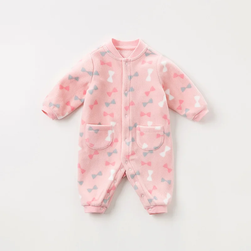 DBA10917 dave bella autumn unisex baby long sleeve romper infant toddler jumpsuit children boutique new born 1 piece |