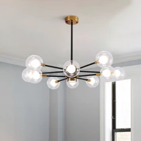 nordic led personality creative bedroom living room dining room hotel room home pendant lamp molecular pendant lights