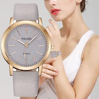 2022 new watch women fashion casual leather belt watches simple ladies small dial quartz clock dress wristwatches reloj mujer