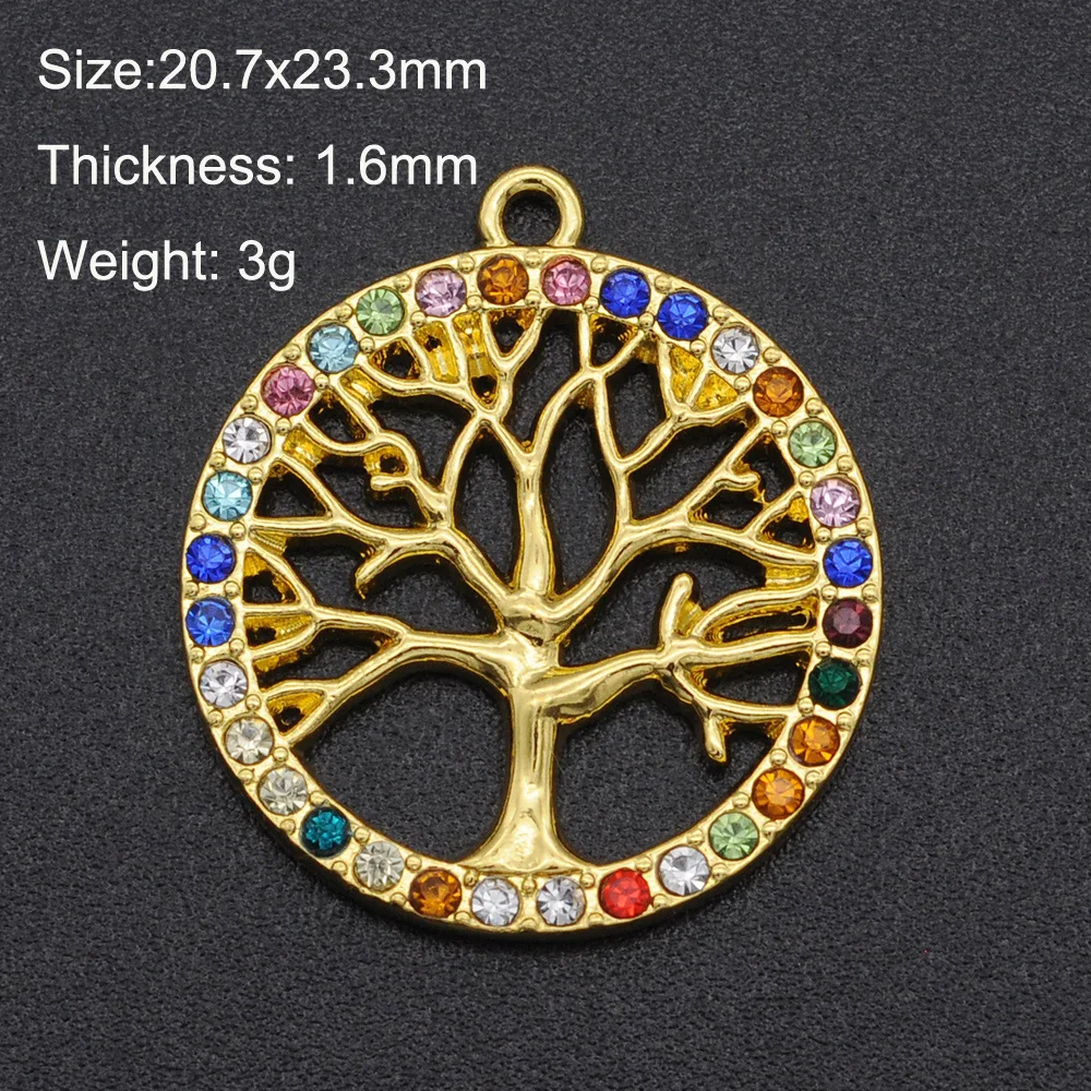 5 шт./лот сказочный Радужный кристалл звезда солнце луна очарование Модный кулон