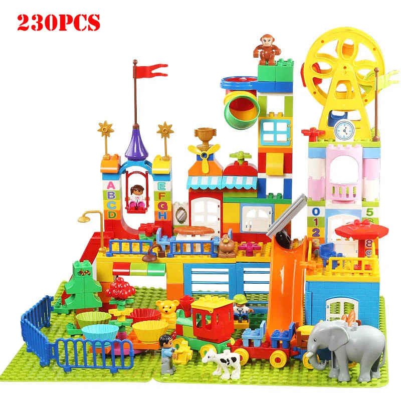 Для девочек парка замка принцессы фигурки большие частицы строительные блоки