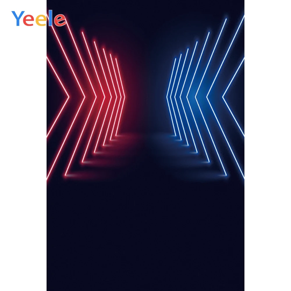 Yeele черный луч лазерный цветной сцена светильник вечерние фоны для фотосъемки