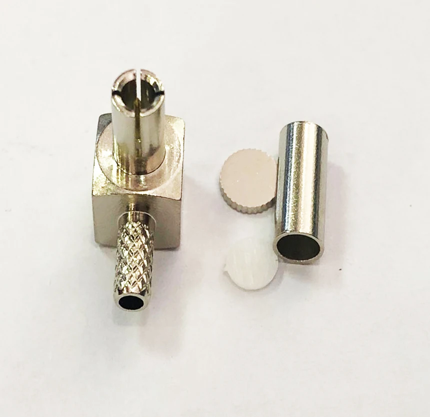 100 шт. TS9 TS-9 штекер 90 градусов угол обжимной разъем адаптер для RG316 RG174 кабель ZTE 3G