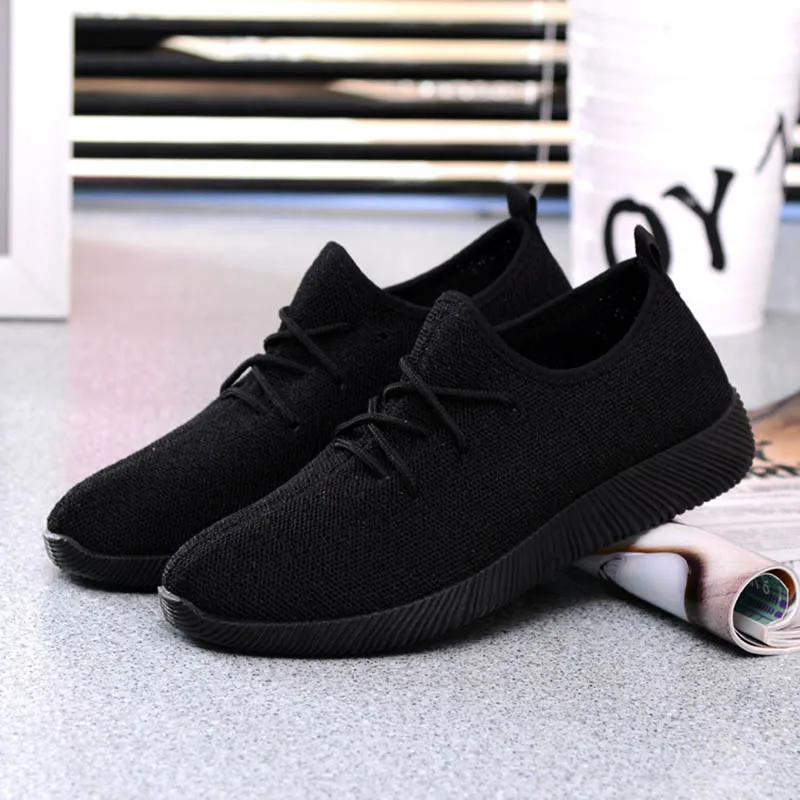 

Women Casual Shoes Fashion Breathable Walking Mesh Flat Shoes Woman White Sneakers Women Tenis De MujerFeminino Gym Shoes Sport