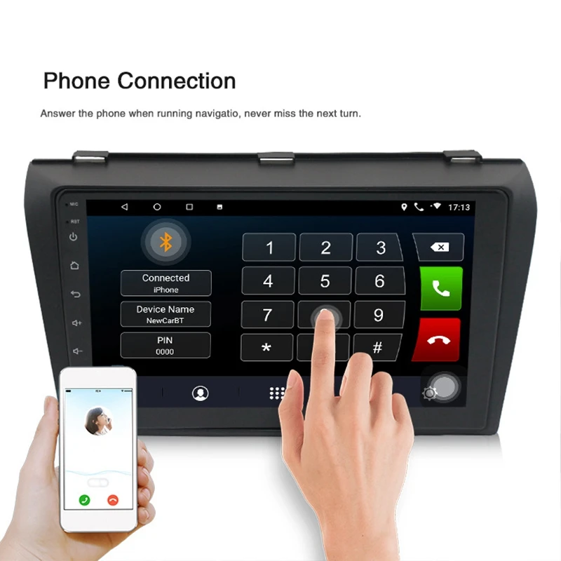 1 + 16G Android 8 автомобильный радиоприемник мультимедийный плеер для Mazda 3 2006 2012