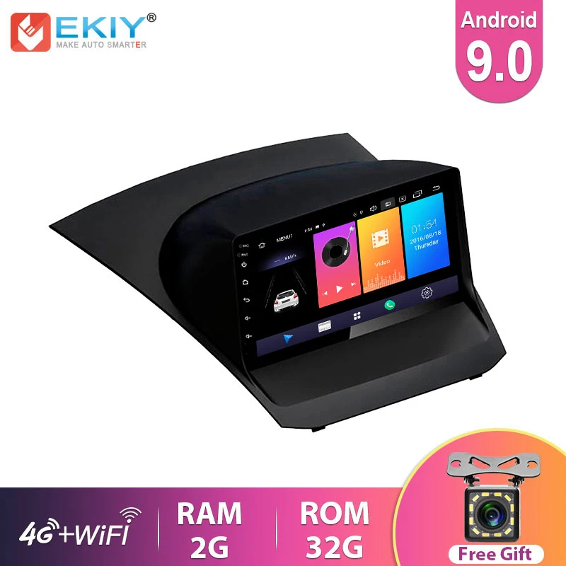 Автомагнитола EKIY 2.5D IPS Android 9 0 Автомобильный мультимедийный стерео-проигрыватель