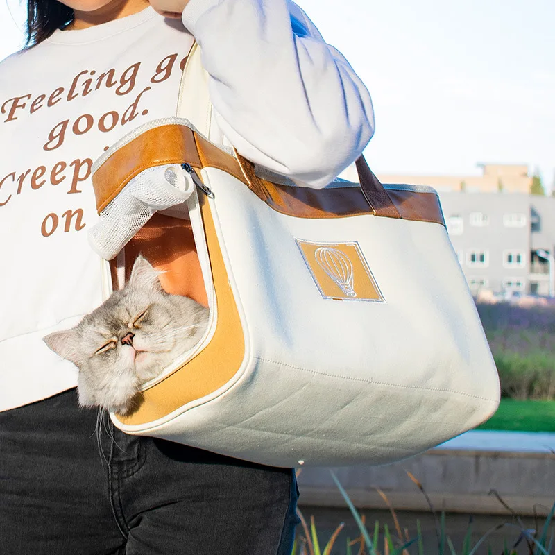 New Portable Cat Bag, Large Portable Cat Backpack for Going Out, New Face Value Pet Bag