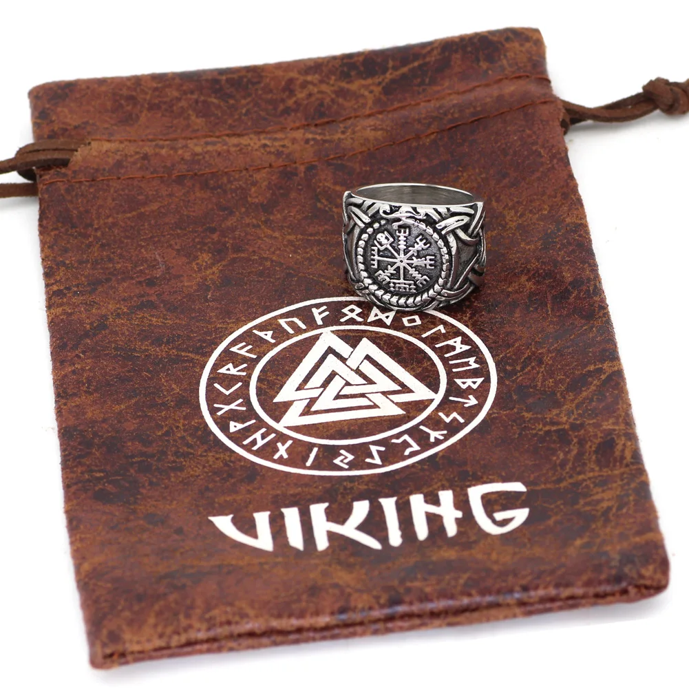 Скандинавский Викинг из нержавеющей стали Vegvisir Амулет Дракон скандинавский