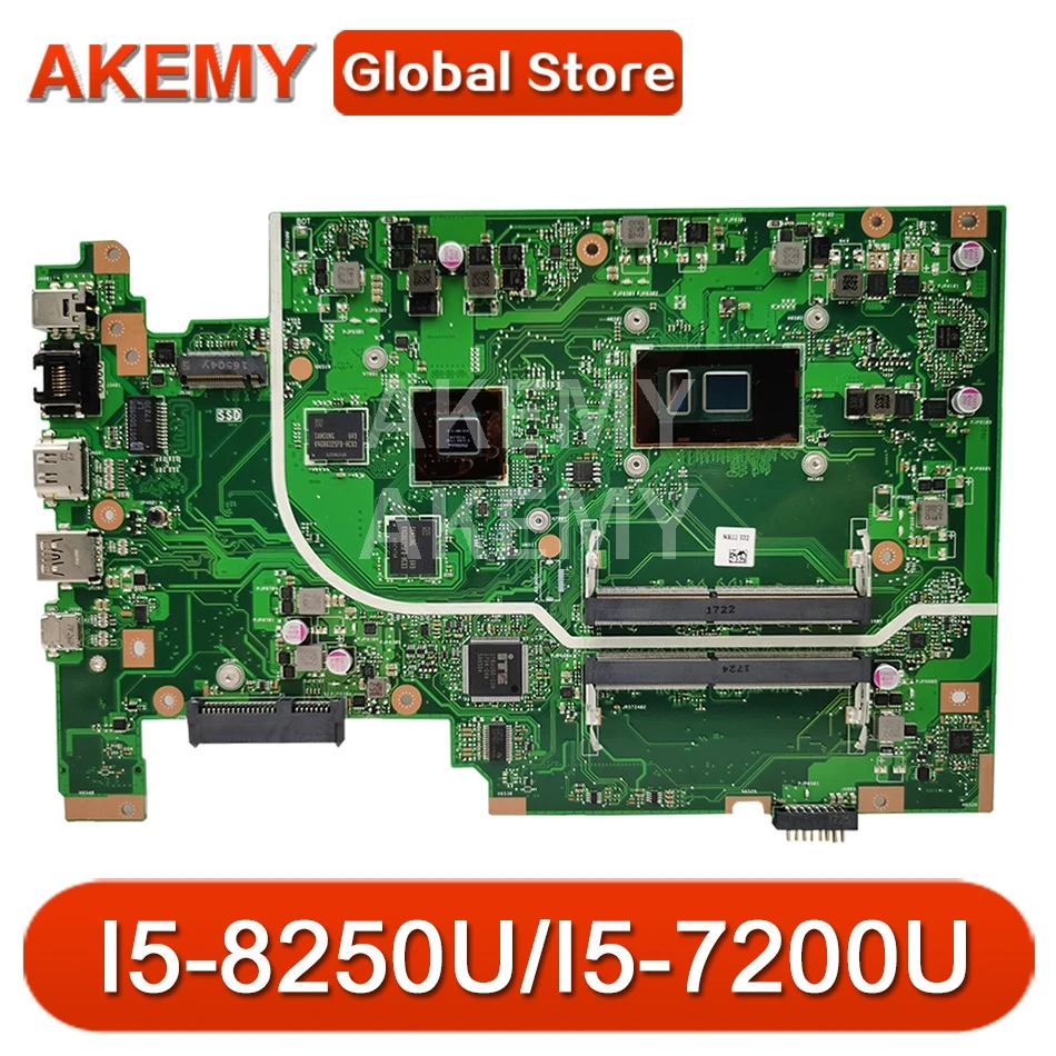 

Akemy Mainboard For Asus Vivobook 17 X705UQ X705UV X705UB X705U N705U Laptop motherboard I5-8250U/I5-7200U