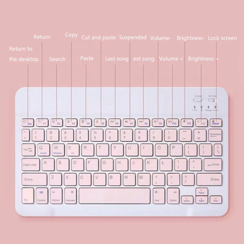 Wireless Bluetooth Keyboard and Mouse Set 78-Key 2.4G for Mobile Phones Tablets Android/Ios/Windows | Компьютеры и офис