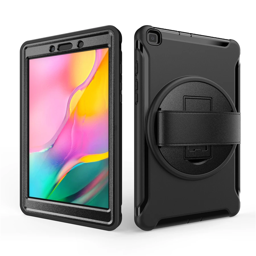 Tablet Case for Samsung Galaxy Tab A 8.0 2019 SM-T290 SM-T295 Shockproof Kids Safe PC Silicon Hybrid Stand Full Body Cover Coque |