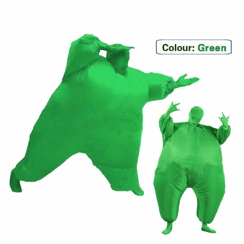 Хэллоуин жира надувной костюм маскарадный в масках крупного плана толстый