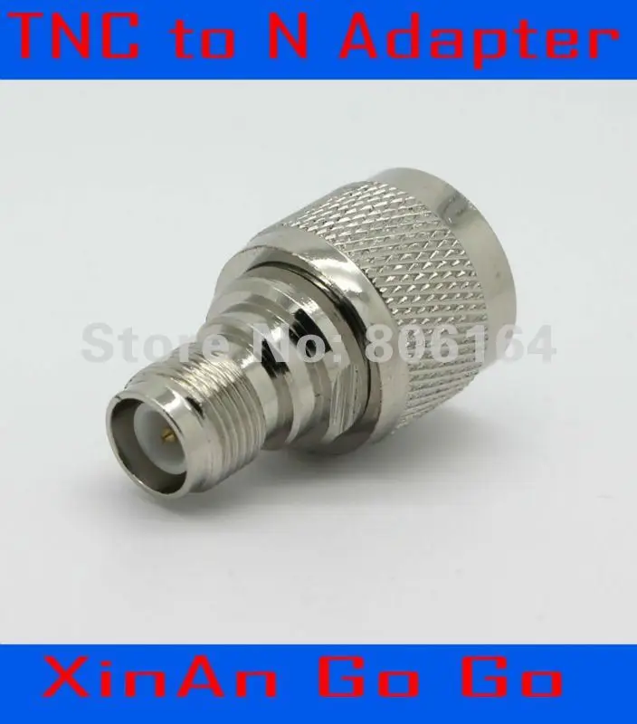 

Wholesale 10pcs N male plug to RP-TNC female copper RF adapter connector