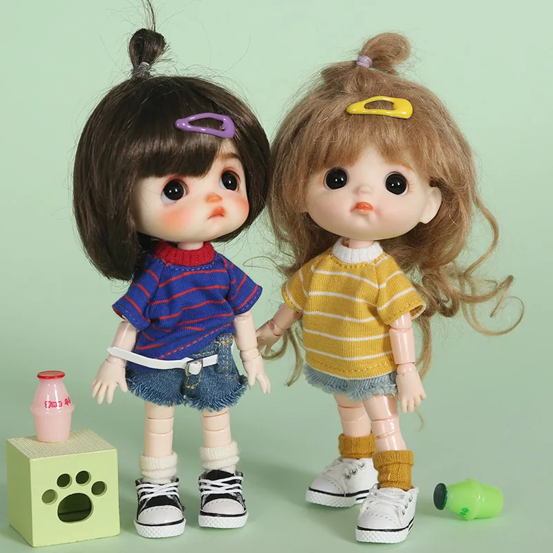 Одежда для кукол HOUZIWA 1/12 BJD футболка Молли ГСК OB11