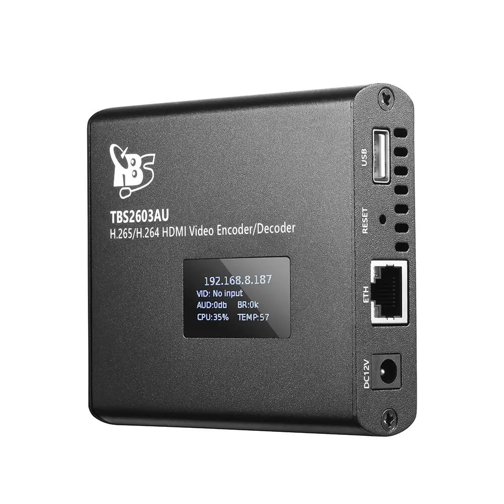 TBS2603au NDI | HX2 поддержка H.265/H.264 HDMI видео кодировщик и декодер с USB видеозапись