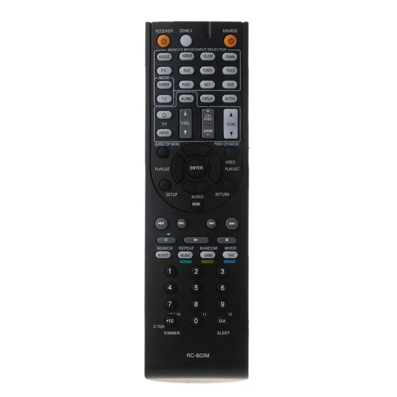 RC 803M пульт дистанционного управления для onyo AV приемника TX NR609 NR609B|Пульты ДУ| |