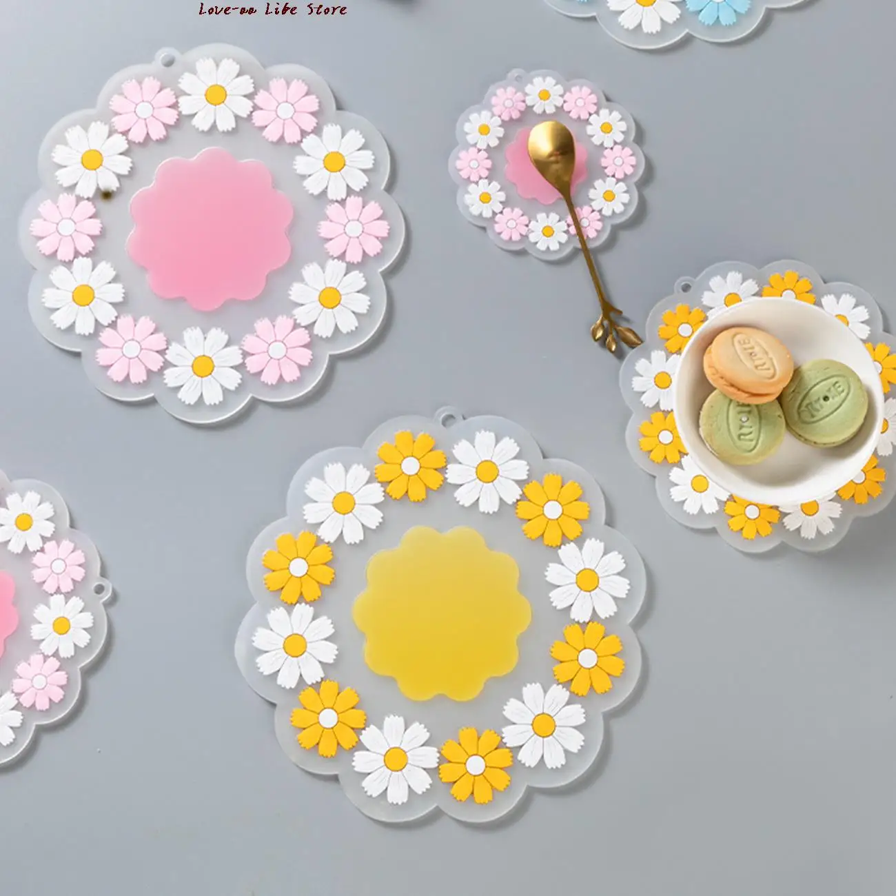 

1 шт., круглая силиконовая термоизоляционная тарелка из ПВХ