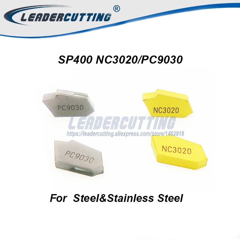 SP400 NC3020 PC9030 * 10 шт разделяющие карбидные вставки 4 0 мм пластины для SPB лезвия