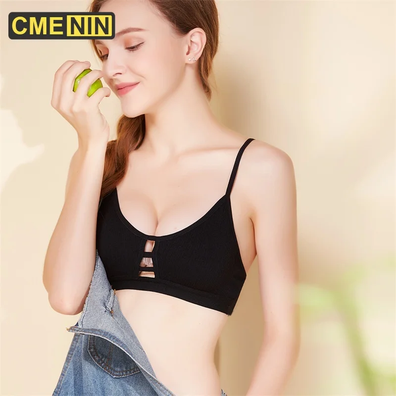 Сексуальный бюстгальтер Для женщин нижнее белье пуш ап без проволоки хлопковый