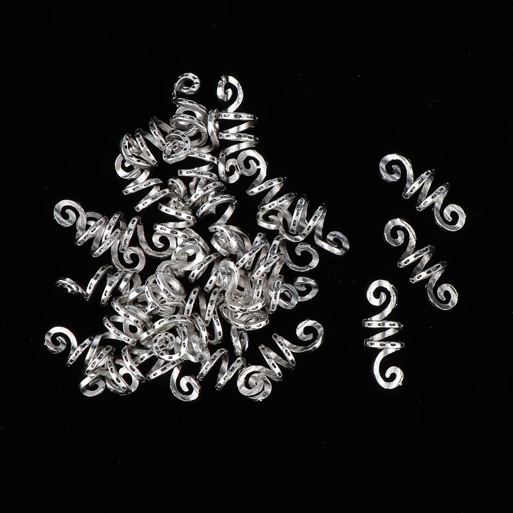 30 шт. регулируемые бусины для Волос Dreadlock заколки волос кольца манжеты зажимы