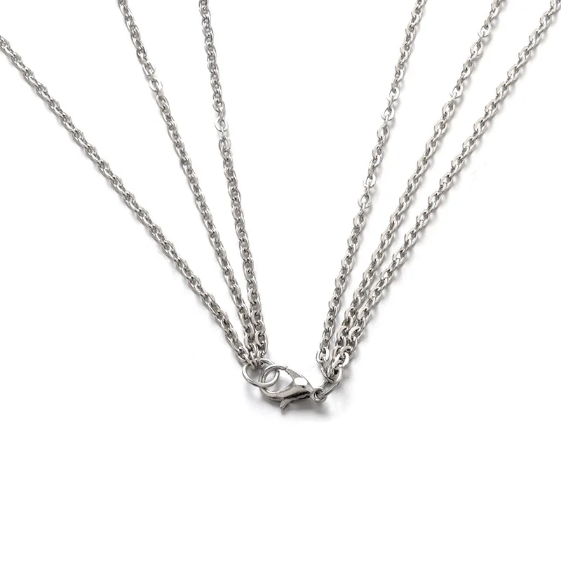 Женское многослойное ожерелье с подвеской в виде Луны круга карты|Ожерелья