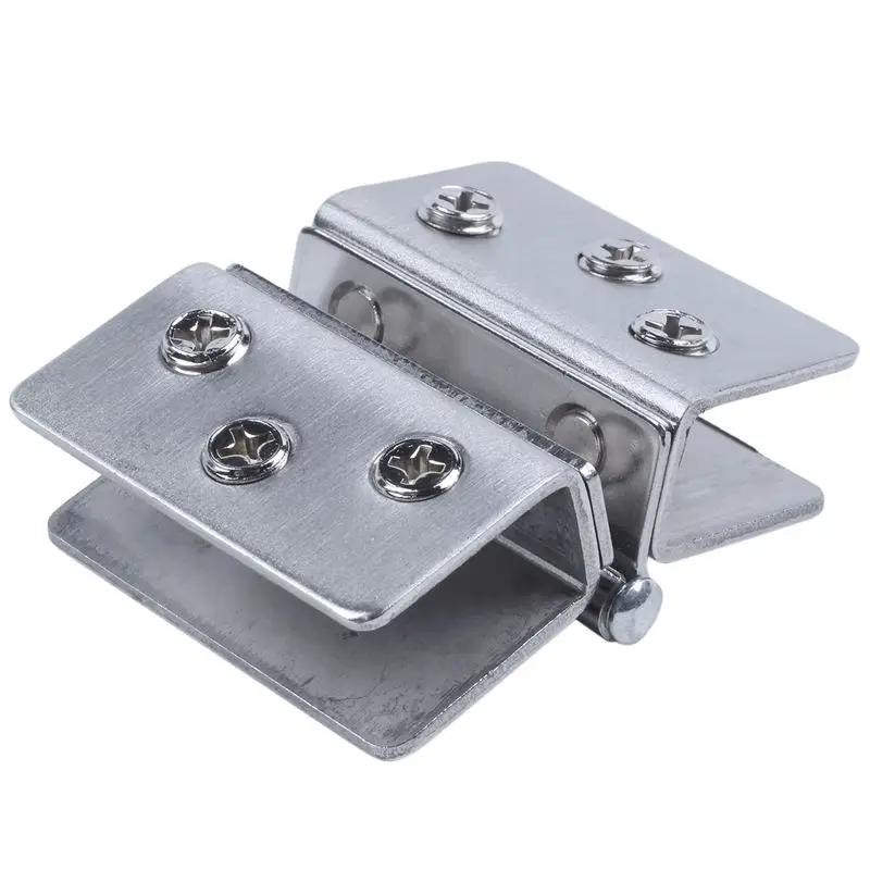 Душевая дверь из нержавеющей стали стекло зажим петли для стекла 8 мм 10 мм|Дверные