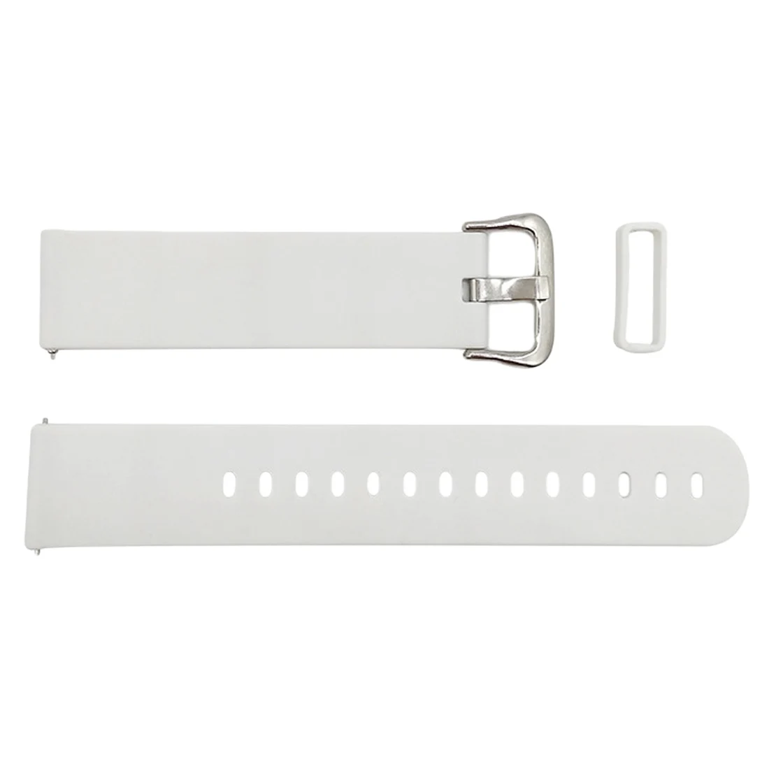 white 20 мм силиконовый ремешок спортивный браслет чехол для Xiaomi Huami Amazfit GTS Bip BIT умные часы аксессуары - Цвет ремешка: white