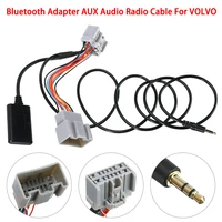 new 12v 14pin car bluetooth audio cable vehicle aux adapter for volvo c30 s40 v40 v50 s60 s70 c70 auto accessories