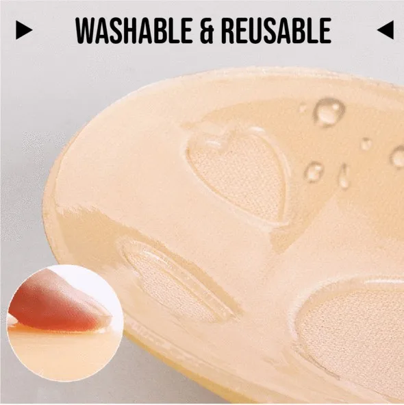 

Reusable Women Breast Petals Lift Nipple Cover Lnvisible Petal Adhesive Strapless Backless Stick On Bra Silicone Breast Stickers