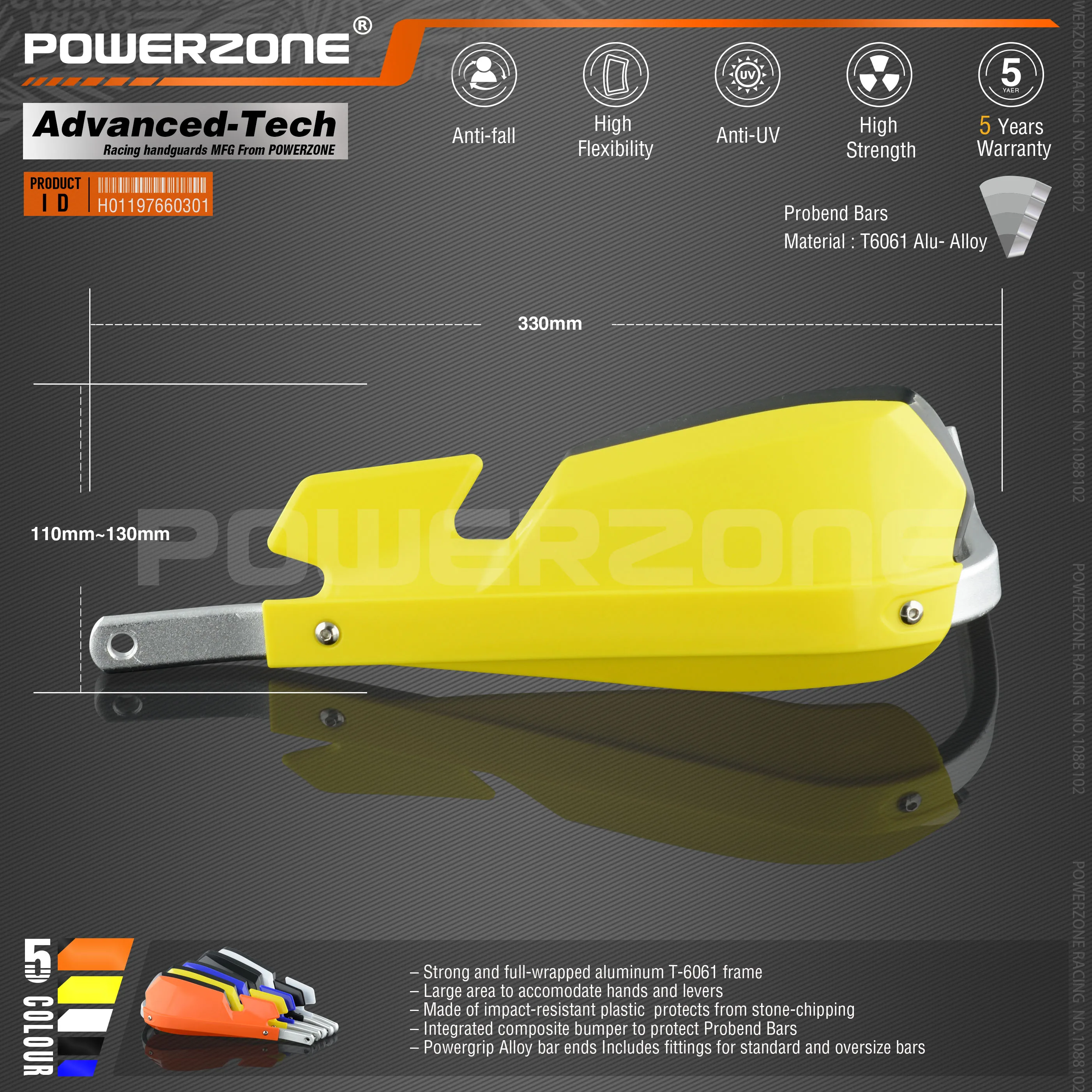 Powerzone PZ-Motect рукавицы для Honda KTM ADV EXC EnduroHusqvarna TE CRF WRF DRZ KLX мотоцикла квадроцикла руля |