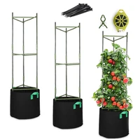 vertical climbing plants tomatoes rings cage vegetable trellis plant support cage for garden indoor pot outdoor